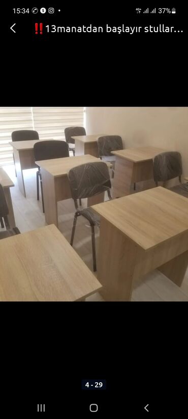 Ofis dəst mebeli: Mektebli kurs partalarinin satişi birbaşa sexden bir eded tek neferlik — 9