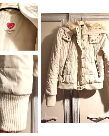 layka kurtka: Женская куртка S (EU 36), цвет - Белый