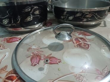 Tava-qazan dəstləri: Qazan, rəng - Gümüşü, Paslanmayan polad — 8