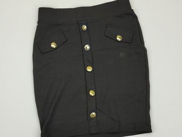 czarne wełniana spódnice: Spódnica, M, stan - Dobry