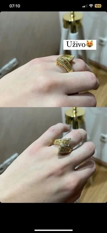 Prstenje: Vel:10
Cena:1200din — 2