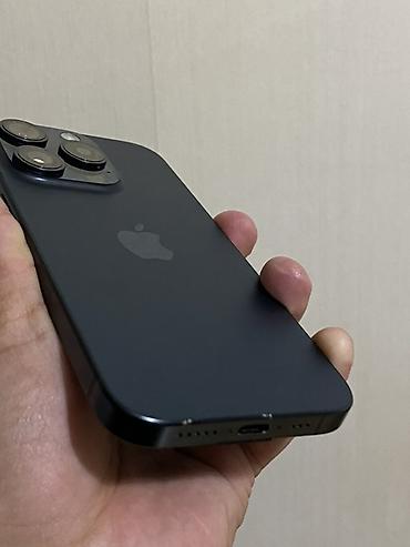 Apple iPhone: IPhone 15 Pro, Б/у, 128 ГБ, Blue Titanium, Защитное стекло, Чехол, Коробка, 85 % — 5