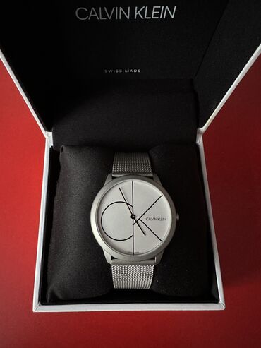 Наручные часы: Новый, Наручные часы, Calvin Klein, цвет - Серый