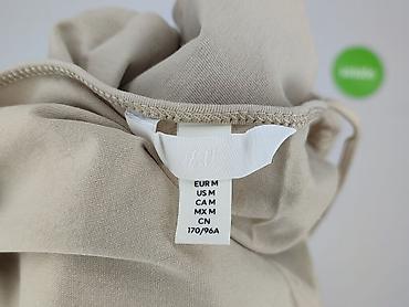 hm basic t shirt: H&M, Top damski, rozmiar M — 4