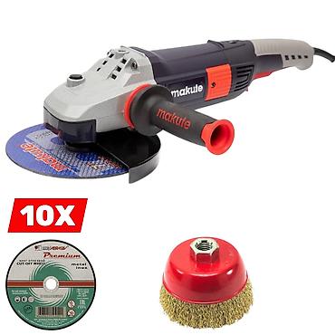 Elektrik əl alətləri: №: 3044 Məhsulun adı: Cilalama maşını Makute AG218 UM-S150 180/1800 — 1