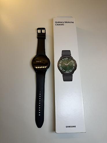 Смарт-часы: Samsung Galaxy Watch6 Classic 47 mm — original, əla vəziyyətdə — 1