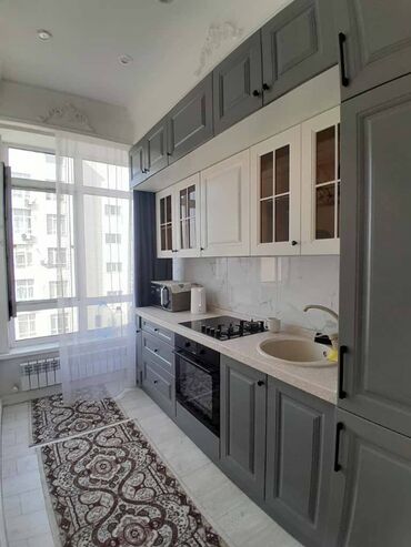 аренда квартир в бишкеке район восток 5: 2 комнаты, 48 м², Элитка, 8 этаж, Евроремонт