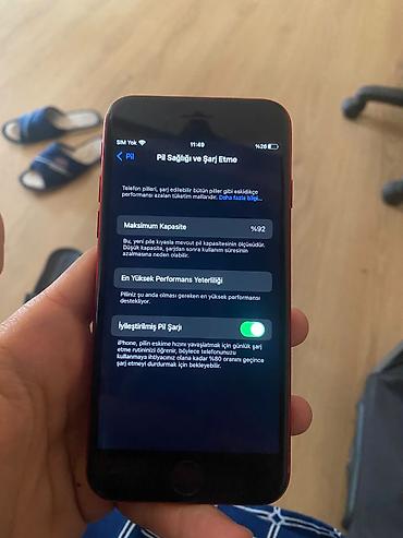 iphone 8 case: IPhone 8, Qırmızı, Barmaq izi — 5