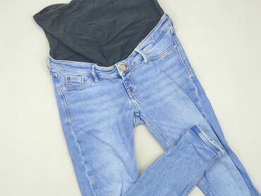 spódnice jeansowe różowa: Jeans, River Island, L (EU 40), condition - Good