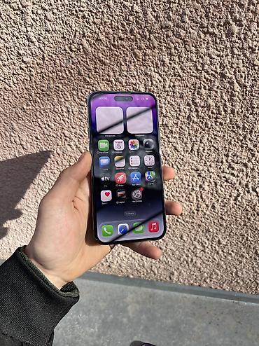 Apple iPhone: IPhone 14 Pro Max, Б/у, 256 ГБ, Deep Purple, Защитное стекло, Чехол, Кабель, 85 % — 10