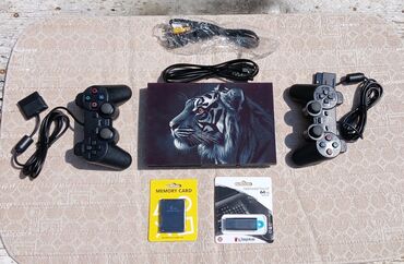 PS2 & PS1 (Sony PlayStation 2 & 1): #Playstation 2 əla vəziyətdə praşiflkalı 64 gb flaşka içində oyunlar