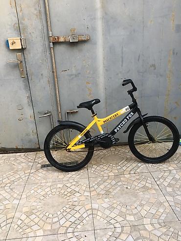 BMX velosipedlər: BMX tipli velosiped - Çərçivə: Qarşısı-qara, arxası-sarı rəngli — 10