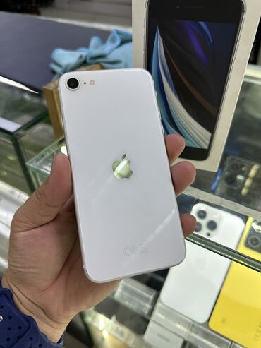 iphone 5s gold 16 gb: IPhone SE 2020, Б/у, 128 ГБ, Белый, Защитное стекло, Чехол, Коробка, 78 %