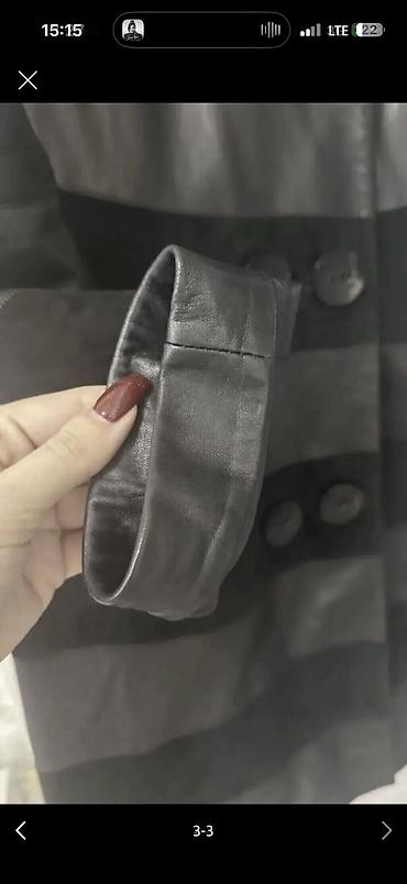 long coat: Пальто женское кожанное+замша, покупала в Италии за 45 000, размер — 3