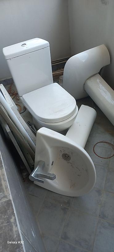 e.c.a kombi: Hamam/tualet avadanlıqları dəsti - Klozet: üst su çəni və düyməli — 2