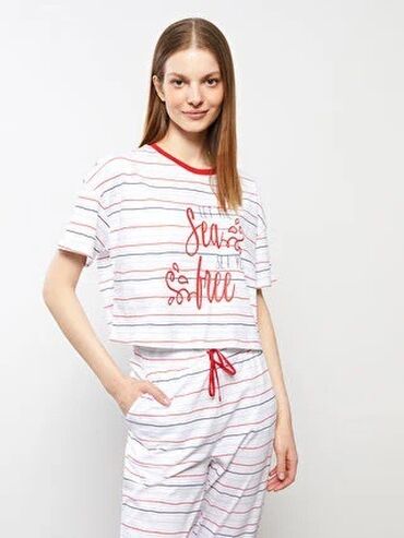 pijama destleri: XL (EU 42), rəng - Ağ