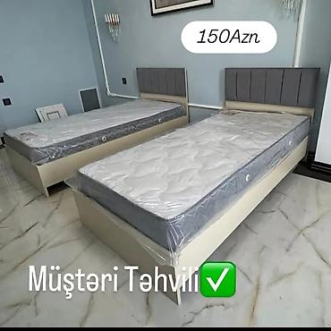 tek matraslar: Yeni, Təknəfərlik çarpayı, Bazasız, Matras ilə, Siyirməsiz — 7