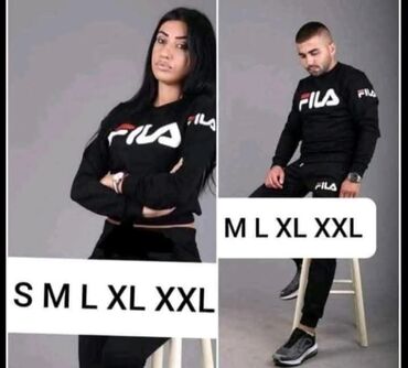 muške mokasine deichmann: Komplet, L (EU 52), M (EU 50), XL (EU 54), Fila, bоја - Crna, Pamuk