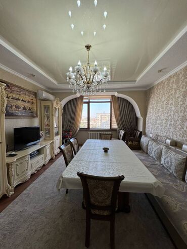 3 комнатная квартира 104 серии бишкек: 3 комнаты, 93 м², 8 этаж, Евроремонт