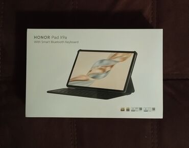 батарея для планшета: Honor Pad X9a LTE 8GB/256GB + (Keyboard). Üstünde klaviaturasıda var