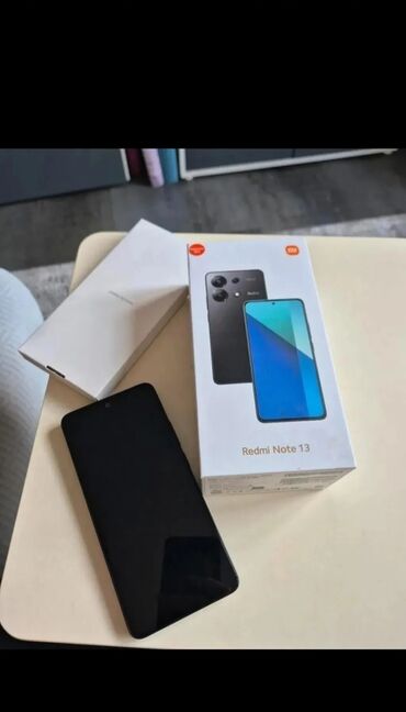 Redmi: Redmi, Redmi Note 13, Б/у, 256 ГБ, цвет - Черный, 2 SIM
