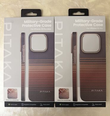 Kabrolar: Pitaka Military grade original case Iphone 16 Pro və Iphone 16 Pro Max