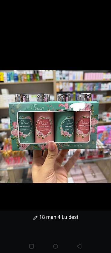 Kosmetik dəst, 4 məhsul, Yeni