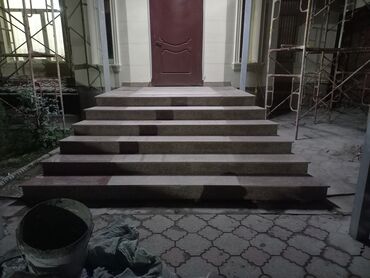 Мраморные и гранитные работы: Сары таш гранит балясина установка кылабыз — 30