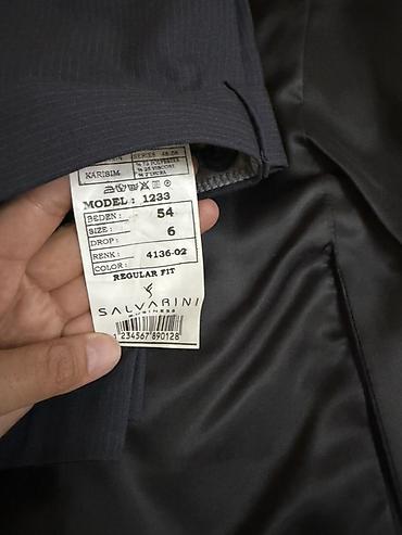 кастьюм: Классический мужской костюм Salvarini Business - Модель: 1233 — 5