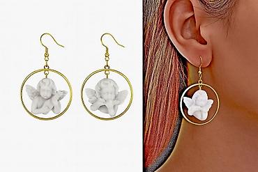 pull and: Серьги сөйкөлөр Подвески «Ангелы Купидоны» – нежность и романтика — 5