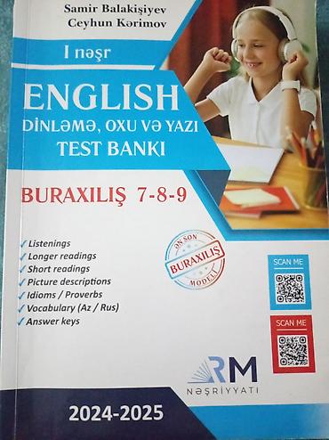 Книги и журналы: Məhsul: “English – Dinləmə, Oxu və Yazı Test Bankı” (I nəşr) Təyinat — 1