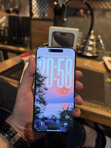 iphone barter: IPhone 15 Pro Max, Natural Titanium, Face ID — 1