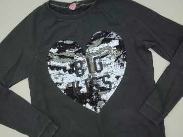 bluzki czarne przezroczyste: Sweatshirt, S (EU 36), condition - Very good