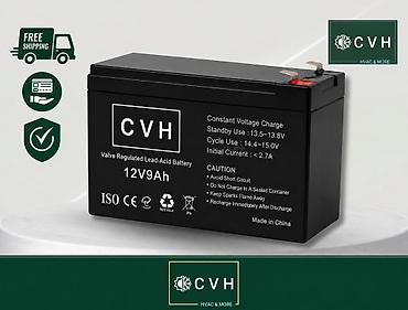 Ehtiyat hissələri: CVH 12V 9Ah VRLA akkumulyator - Növ: Valve Regulated Lead-Acid — 1