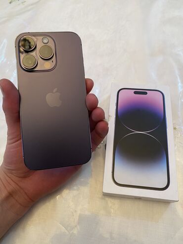 Apple iPhone: IPhone 14 Pro, 256 GB, Deep Purple, Face ID