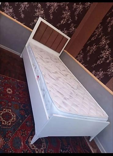 iwlenmiw taxt: Bir nəfərlik çarpayı və döşək dəsti - Ölçü: təxmini 90x200 sm — 1