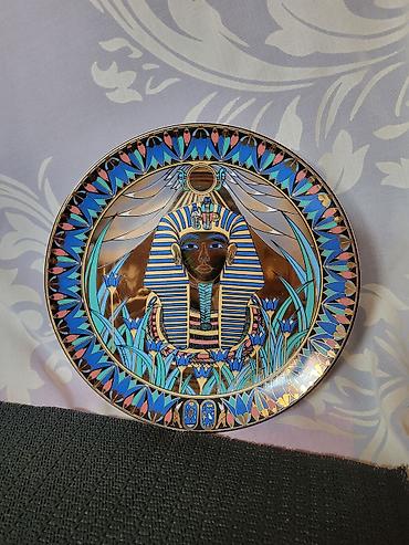 pehar za poklon: Deko tanjir Royal Worcester Tutankamon 1990 godina. Dekorativni — 9