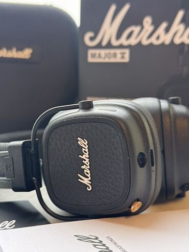 RAF: İşlənmiş Simsiz (Bluetooth) Qulaqcıqlar, Marshall, rəng - Qara
