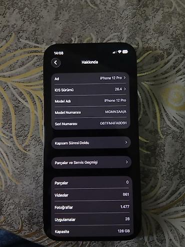 apple 6 plus iphone: IPhone 12 Pro, 128 GB, Pacific Blue, Simsiz şarj — 7