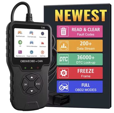 Alati za automobile: Novo- T06 OBDII / EOBD + CAN Dijagnostika Funkcije: Čitanje kodova — 2