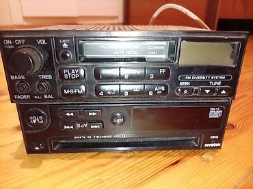 Nissan orijinal avtomobil audiosistemi – kaset maqnitofon + CD pleyer
