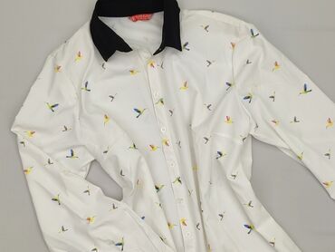 białe t shirty z czerwonem napisem: River Island Petite, Women`s shirt, 2XL (EU 44)
