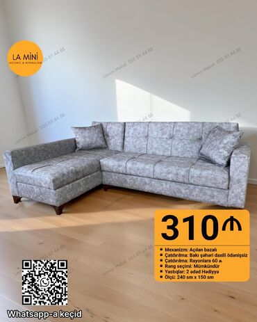 тап аз мебель бу: Künc divan, Yeni, Açılan, Bazalı, Parça, Şəhərdaxili pulsuz çatdırılma