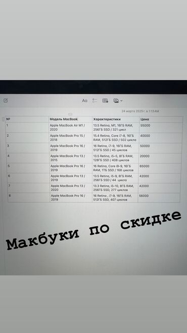 Ноутбуки: Ноутбук, Apple, 16 ГБ ОЗУ, Apple M1, 16 ", Новый, Для несложных задач, память SSD — 3