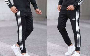 pidzame novi pazar: Adidas muška trenerka donji deo sa ranflom Novo Mokra likra Veličine