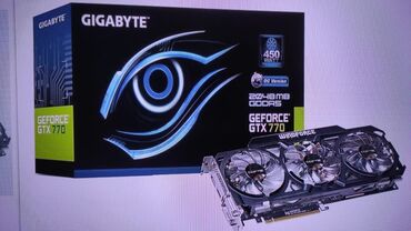 gtx 1030: Videokart Gigabyte GeForce GTX 770, < 4 GB, İşlənmiş