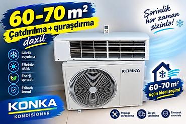 konka kondisioner: KONKA split tip kondisioner – 60–70 m² məkanlar üçün 2025 buraxlış — 1
