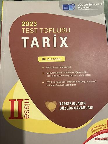 mətn pdf: Məhsul: 2023 “Test Toplusu – Tarix”, II hissə Xüsusiyyətlər: - Dövlət — 1