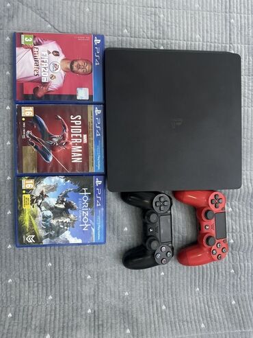 сони плэй: Игровой комплект PlayStation 4 Slim 500гб с аксессуарами и играми . В