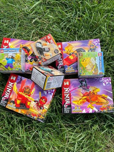 детские вещи от 0 до 1: Lego Ninjago veya Minecraft konstruktor satilir novleri var gormek
